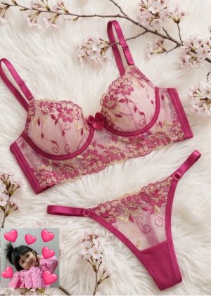 Conjunto Lingerie Flor de Desejo